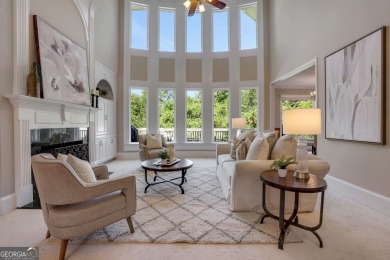 Stunning cul-de-sac home in the prestigious Grandview section of on Windermere Golf Club in Georgia - for sale on GolfHomes.com, golf home, golf lot