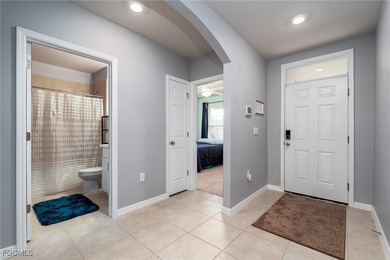 Welcome to this 2023-built home located on a premium lot backing on Herons Glen Golf and Country Club in Florida - for sale on GolfHomes.com, golf home, golf lot