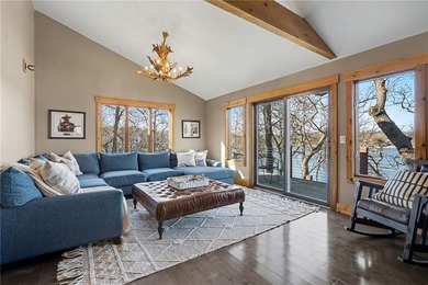 This lake front home in sought after Sugar Valley Lakes sits on on Sugar Valley Lakes Golf Course in Kansas - for sale on GolfHomes.com, golf home, golf lot