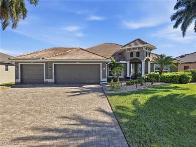 Exceptional Gulf Access Pool Home on a Rare 4-Way Intersecting on Burnt Store Golf Club in Florida - for sale on GolfHomes.com, golf home, golf lot