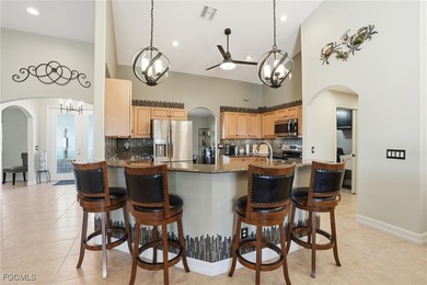 Exceptional Gulf Access Pool Home on a Rare 4-Way Intersecting on Burnt Store Golf Club in Florida - for sale on GolfHomes.com, golf home, golf lot