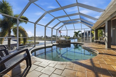 Exceptional Gulf Access Pool Home on a Rare 4-Way Intersecting on Burnt Store Golf Club in Florida - for sale on GolfHomes.com, golf home, golf lot