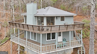 Spacious yet charming 2-story Octagon-style home in Sky Valley on Sky Valley Resort and Country Club in Georgia - for sale on GolfHomes.com, golf home, golf lot