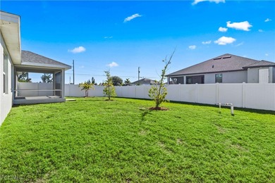 Recently built four-bedroom home located in a quiet neighborhood on Burnt Store Golf Club in Florida - for sale on GolfHomes.com, golf home, golf lot
