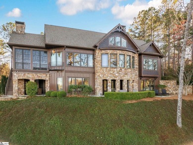 Experience the pinnacle of waterfront living in this on The Cliffs At Keowee Falls in South Carolina - for sale on GolfHomes.com, golf home, golf lot