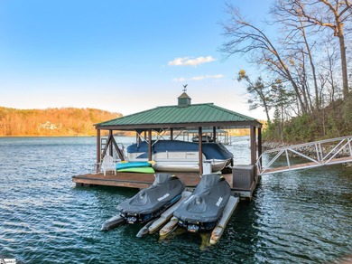 Experience the pinnacle of waterfront living in this on The Cliffs At Keowee Falls in South Carolina - for sale on GolfHomes.com, golf home, golf lot