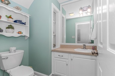 This very open and spacious 5 Bedroom, 4.5 Bath raised beach on Prestwick Country Club in South Carolina - for sale on GolfHomes.com, golf home, golf lot