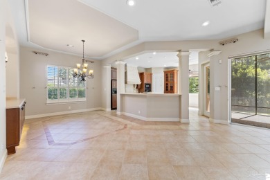 Experience luxury coastal living in this 4-bedroom, 4-bathroom on Kelly Plantation Golf Club in Florida - for sale on GolfHomes.com, golf home, golf lot