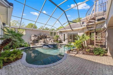 Experience luxury coastal living in this 4-bedroom, 4-bathroom on Kelly Plantation Golf Club in Florida - for sale on GolfHomes.com, golf home, golf lot