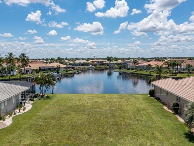 WHAT A VIEW!! This waterfront lot in Burnt Store Isles has a on Twin Isles Country Club in Florida - for sale on GolfHomes.com, golf home, golf lot