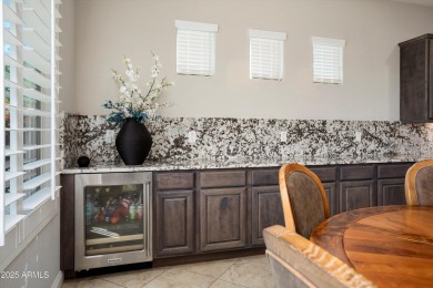 Golf Course Endeavor with Cart Garage! Travertine steps lead to on Copper Canyon Golf Club in Arizona - for sale on GolfHomes.com, golf home, golf lot