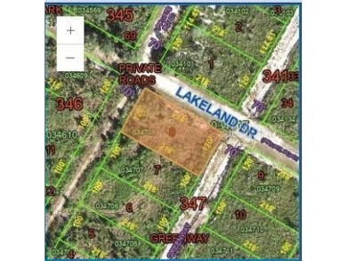 This lot is located conveniently in the heart of Florida WITH on Indian Lake Estates Golf and Country Club in Florida - for sale on GolfHomes.com, golf home, golf lot