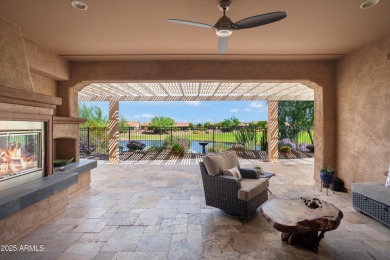 Golf Course Endeavor with Cart Garage! Travertine steps lead to on Copper Canyon Golf Club in Arizona - for sale on GolfHomes.com, golf home, golf lot