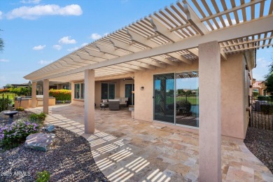 Golf Course Endeavor with Cart Garage! Travertine steps lead to on Copper Canyon Golf Club in Arizona - for sale on GolfHomes.com, golf home, golf lot