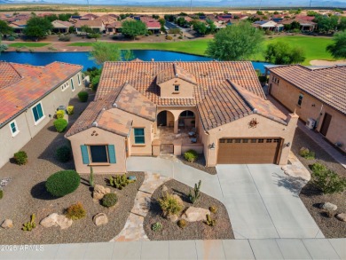 Golf Course Endeavor with Cart Garage! Travertine steps lead to on Copper Canyon Golf Club in Arizona - for sale on GolfHomes.com, golf home, golf lot