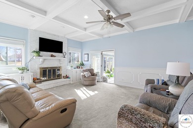 Stunning home located on the 9th hole of Meadow Lake Golf Course on Meadow Lake Golf Course in Missouri - for sale on GolfHomes.com, golf home, golf lot