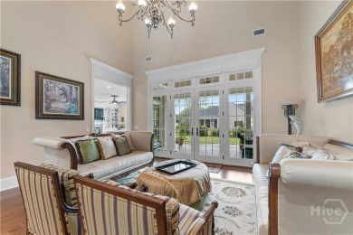 A custom masterpiece of luxury & craftmanship in the highly on Savannah Quarters Country Club in Georgia - for sale on GolfHomes.com, golf home, golf lot