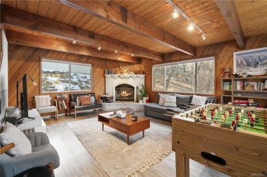 Tucked beneath majestic oaks and pines, this 3 bedroom, 2 bath on Big Bear Mountain Ski and Golf Resort in California - for sale on GolfHomes.com, golf home, golf lot