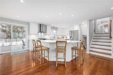 Set in the heart of Warwick Neck, this thoughtfully reimagined on Warwick Country Club in Rhode Island - for sale on GolfHomes.com, golf home, golf lot