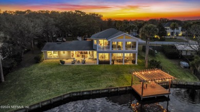 Perfect location in old Ponte Vedra Beach! Stunning water views on Ponte Vedra Inn and Club - Lagoon in Florida - for sale on GolfHomes.com, golf home, golf lot