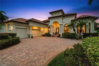 Prepare to experience a residence where timeless craftsmanship on Shadow Wood Preserve in Florida - for sale on GolfHomes.com, golf home, golf lot
