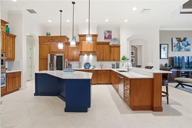 Prepare to experience a residence where timeless craftsmanship on Shadow Wood Preserve in Florida - for sale on GolfHomes.com, golf home, golf lot