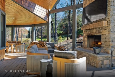 This light-filled mountain home blends modern design with the on Burlingame Country Club in North Carolina - for sale on GolfHomes.com, golf home, golf lot