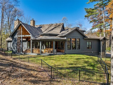 This light-filled mountain home blends modern design with the on Burlingame Country Club in North Carolina - for sale on GolfHomes.com, golf home, golf lot