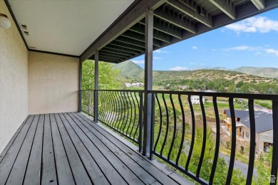 Million Dollar Views from BOTH decks!!!  Home overlooks Lime on Homestead Golf Club and Resort in Utah - for sale on GolfHomes.com, golf home, golf lot