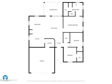 Located in the heart of Diamondhead, this 3-bedroom, 2-bath home on Diamondhead Country Club in Mississippi - for sale on GolfHomes.com, golf home, golf lot