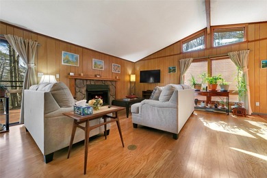 Nestled on 2.3 private wooded acres in the highly sought-after on Connestee Falls Golf Club in North Carolina - for sale on GolfHomes.com, golf home, golf lot