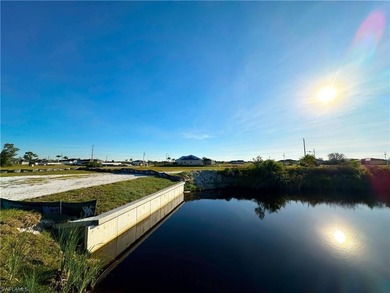 Highly desirable waterfront southern exposure .30 acre level lot on Burnt Store Golf Club in Florida - for sale on GolfHomes.com, golf home, golf lot