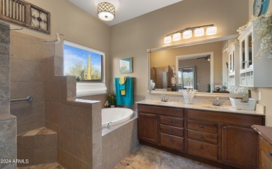 Privacy and Views! This beautiful semi-custom William Ryan home on Estrella Mountain Ranch Golf Course in Arizona - for sale on GolfHomes.com, golf home, golf lot