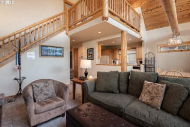 his charming chalet-style home offers a perfect blend of rustic on Eagle Crest Golf Resort - Resort Course in Oregon - for sale on GolfHomes.com, golf home, golf lot
