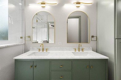 Modern design and timeless craftsmanship combine in this 2,344 on Pecan Plantation Country Club in Texas - for sale on GolfHomes.com, golf home, golf lot