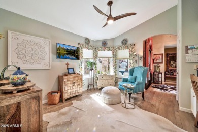 Step into a world of elegance in this stunning Santa Rosa model on Sun Village Golf Course in Arizona - for sale on GolfHomes.com, golf home, golf lot