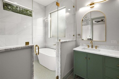 Modern design and timeless craftsmanship combine in this 2,344 on Pecan Plantation Country Club in Texas - for sale on GolfHomes.com, golf home, golf lot