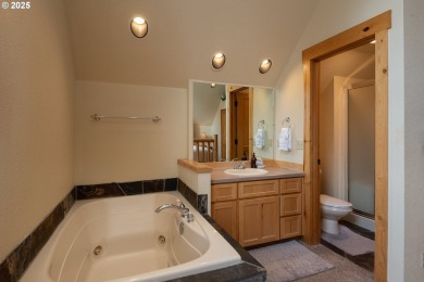 his charming chalet-style home offers a perfect blend of rustic on Eagle Crest Golf Resort - Resort Course in Oregon - for sale on GolfHomes.com, golf home, golf lot