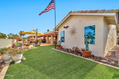 Step into a world of elegance in this stunning Santa Rosa model on Sun Village Golf Course in Arizona - for sale on GolfHomes.com, golf home, golf lot