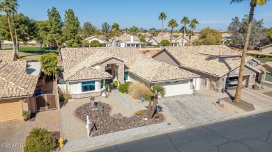 Step into a world of elegance in this stunning Santa Rosa model on Sun Village Golf Course in Arizona - for sale on GolfHomes.com, golf home, golf lot