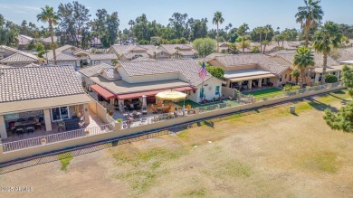 Step into a world of elegance in this stunning Santa Rosa model on Sun Village Golf Course in Arizona - for sale on GolfHomes.com, golf home, golf lot