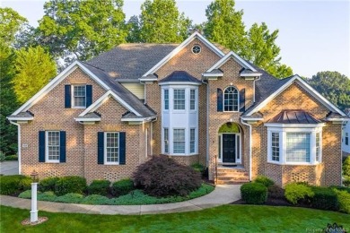 Set on a private golf course view lot, this timeless brick on Fords Colony Country Club in Virginia - for sale on GolfHomes.com, golf home, golf lot