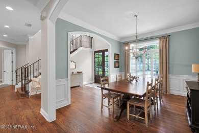 This stunning custom-built home offers an open yet traditional on The Palencia Club in Florida - for sale on GolfHomes.com, golf home, golf lot