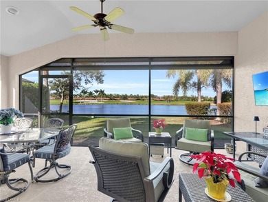 Enjoy resort-style living in this furnished 2 bedroom + den, 2 on Colonial Country Club in Florida - for sale on GolfHomes.com, golf home, golf lot