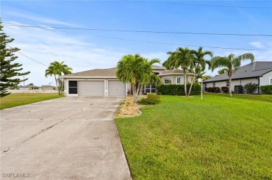 Beautiful Pool Home in Northwest Cape Coral! Located across from on Burnt Store Golf Club in Florida - for sale on GolfHomes.com, golf home, golf lot