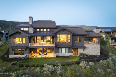 Perched atop a prominent ridgeline, this stunning residence is on Red Ledges Golf Club in Utah - for sale on GolfHomes.com, golf home, golf lot