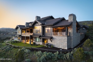 Perched atop a prominent ridgeline, this stunning residence is on Red Ledges Golf Club in Utah - for sale on GolfHomes.com, golf home, golf lot
