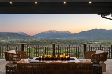 Perched atop a prominent ridgeline, this stunning residence is on Red Ledges Golf Club in Utah - for sale on GolfHomes.com, golf home, golf lot