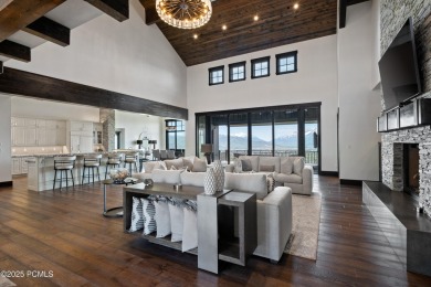 Perched atop a prominent ridgeline, this stunning residence is on Red Ledges Golf Club in Utah - for sale on GolfHomes.com, golf home, golf lot