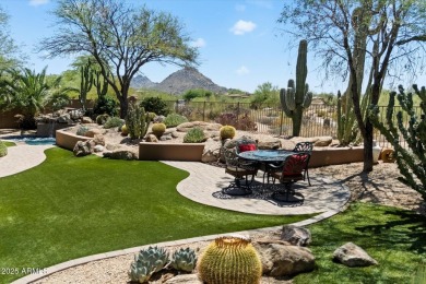 Impeccable single-level Troon North home, perfectly situated on on Troon North Golf Club  in Arizona - for sale on GolfHomes.com, golf home, golf lot